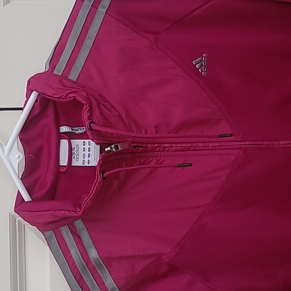 Adidas Plum/silver Track Jacket - Picture 4 of 4